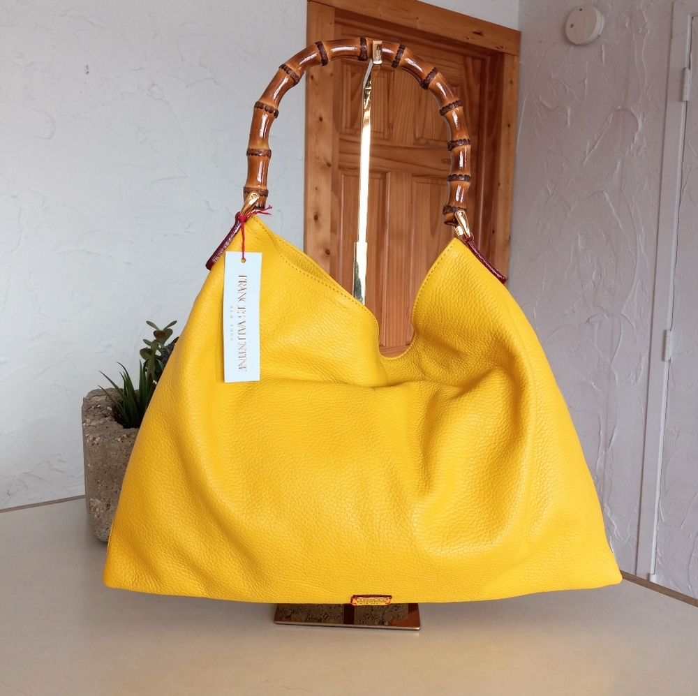 Frances Valentine Muriel bag, Canary Yellow - Picture 5 of 14